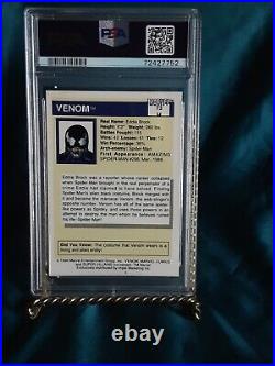 1990 Marvel Universe VENOM Card #73 MCU PSA 9