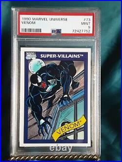 1990 Marvel Universe VENOM Card #73 MCU PSA 9