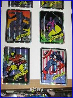 1990 Marvel Universe Vending Machine Prism Stickers Set Of 15 Complete Set