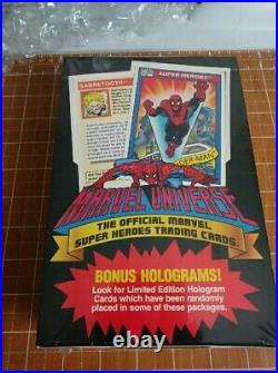 1990 Official Marvel Universe Series 1 Trading Cards Factory Sealed Box Mint