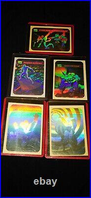 1990 marvel trading card hologram Complete set Spider-Man Wolverine Green Goblin