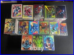1990s Marvel Trading Card Lot 14 Complete Base Sets Extras Very Nice