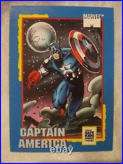 1991 Impel Marvel Trading Card Treats Captain America