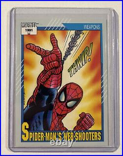 1991 Impel Marvel Trading Cards #131 Weapons Spider-Man's Web Shooters