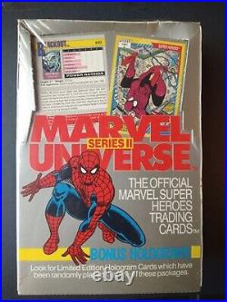 1991 Impel Marvel Universe Series 2 Factory Sealed Trading Card Box