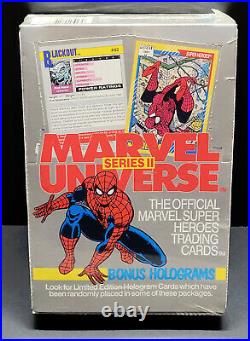 1991 Impel Marvel Universe Series 2 Trading Cards Factory Sealed Box