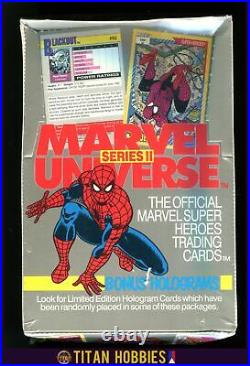 1991 Impel Marvel Universe Series 2 Trading Cards SEALED BOX -36 PACKS UPS SHIP