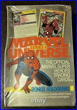 1991 Impel Marvel Universe Series 2 Trading Cards SEALED BOX of 36 packs