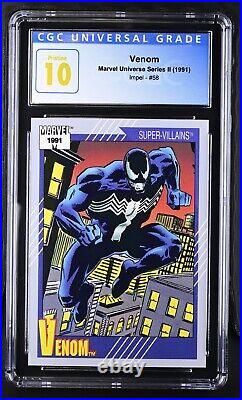 1991 Impel Marvel Universe Series 2 Venom #58 CGC 10 Pristine