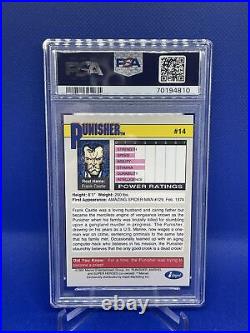 1991 Impel Marvel Universe Trading Card PUNISHER #14 PSA 10 Gem Mint POP 61