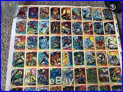 1991 MARVEL SERIES II UNCUT SHEET RARE 1 of 2 Thanos Infinity gauntlet ironman