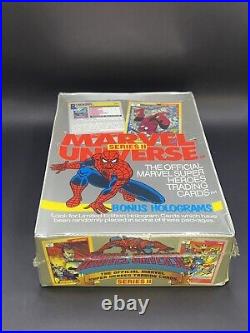 1991 MARVEL UNIVERSE SERIES 2 II Impel Factory Sealed Box Limited Edition Cards