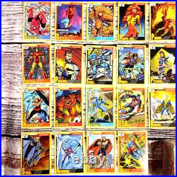 1991 MARVEL UNIVERSE SERIES II Trading Cards Factory Sealed Box + 139 Loose Card