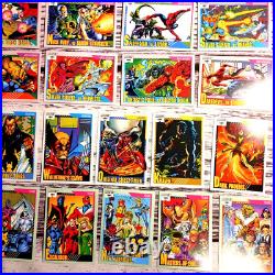 1991 MARVEL UNIVERSE SERIES II Trading Cards Factory Sealed Box + 139 Loose Card
