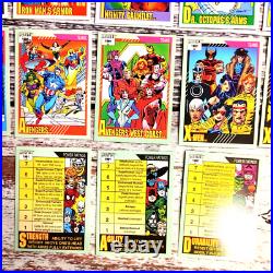 1991 MARVEL UNIVERSE SERIES II Trading Cards Factory Sealed Box + 139 Loose Card