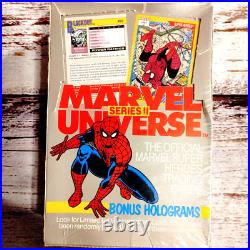 1991 MARVEL UNIVERSE SERIES II Trading Cards Factory Sealed Box + 139 Loose Card