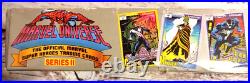 1991 MARVEL UNIVERSE SERIES II Trading Cards Factory Sealed Box + 139 Loose Card