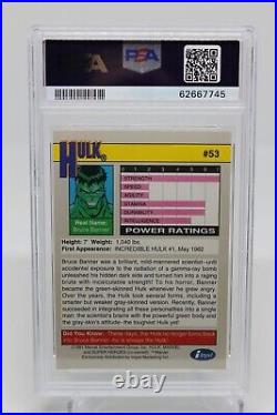 1991 Marvel Universe 53 Hulk PSA 10