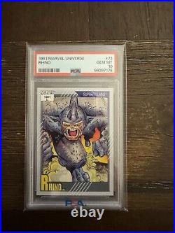 1991 Marvel Universe #73 Rhino PSA 10 GEM MINT