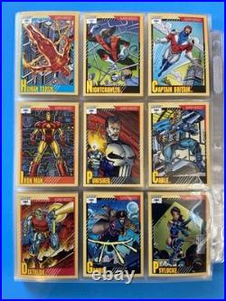 1991 Marvel Universe Complete Base Set 1-162 Trading Cards Series + 4/5 holos