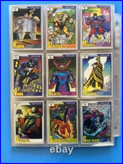 1991 Marvel Universe Complete Base Set 1-162 Trading Cards Series + 4/5 holos