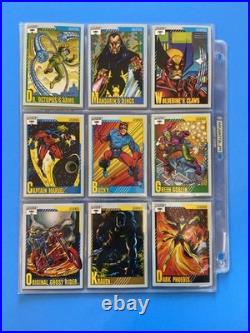 1991 Marvel Universe Complete Base Set 1-162 Trading Cards Series + 4/5 holos