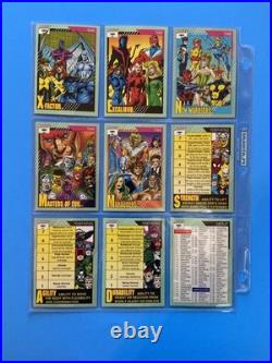 1991 Marvel Universe Complete Base Set 1-162 Trading Cards Series + 4/5 holos