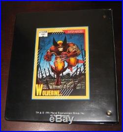 1991 Marvel Universe II MASTER-SET with Collector's Card ALBUM/BINDER Rare