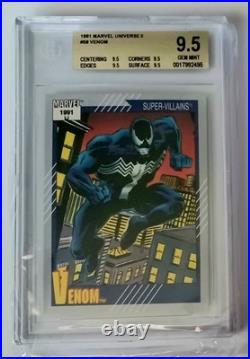 1991 Marvel Universe Impel #58 Venom BGS 9.5 Gem Mint 1991 Marvel Universe Impel #58 Venom BGS 9.5 Gem Mint