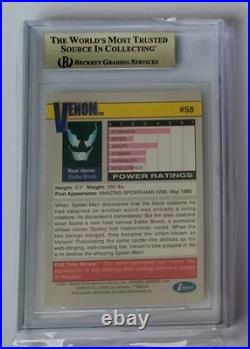 1991 Marvel Universe Impel #58 Venom BGS 9.5 Gem Mint 1991 Marvel Universe Impel #58 Venom BGS 9.5 Gem Mint