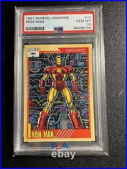 1991 Marvel Universe Iron-Man #13 PSA 10 GEM MINT