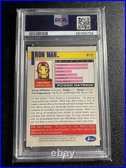 1991 Marvel Universe Iron-Man #13 PSA 10 GEM MINT