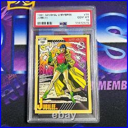1991 Marvel Universe Jubilee 38 Impel PSA 10 Super Heroes Trading Card