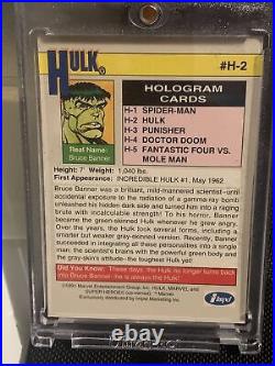 1991 Marvel Universe Series 2 #H-2 Hulk Hologram