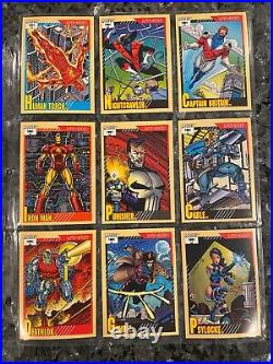 1991 Marvel Universe Series 2 Impel Trading Cards COMPLETE SET #1-162 Base Set
