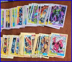 1991 Marvel Universe Series 2 Impel Trading Cards Complete Set 1-162 + 5 Holo