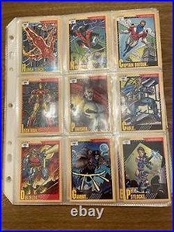 1991 Marvel Universe Series 2 Trading Cards COMPLETE BASE SET, #1-162