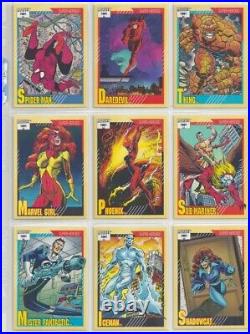 1991 Marvel Universe Series II 1x NM/M, NM Complete Base Set Trading Cards 1-162