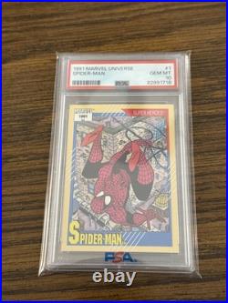 1991 Marvel Universe Spider-Man #1 PSA 10 GEM MINT 1991 Marvel Universe Spider-Man #1 PSA 10 GEM MINT