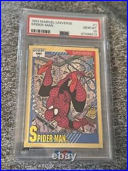 1991 Marvel Universe Spider-man #1 Psa 10 Gem Mint