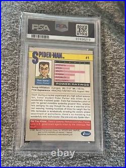 1991 Marvel Universe Spider-man #1 Psa 10 Gem Mint