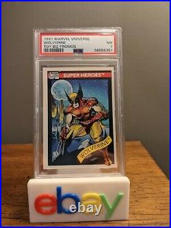 1991 Marvel Universe Toy Biz Promo Wolverine PSA 7 Near Mint Pop 3-only 1 higher