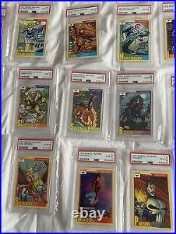1991 Marvel Universe Trading Cards PSA 10 Collection! (21) PSA 10 Cards