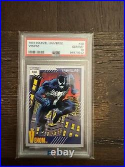 1991 Marvel Universe Venom #58 Psa 10 Gem Mint