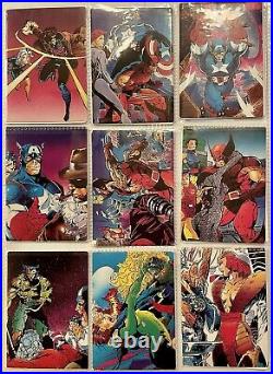 1991 Marvel X-Men Cards Super Rare Full Base Set BUY ALL 90+ CARDS Mint