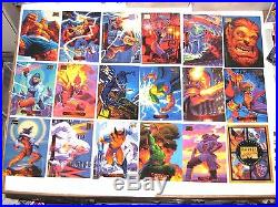 1992 1993 1994 Marvel Masterpieces Complete Card Sets X-men Joe Jusko Wolverine