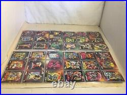 1992 Impel Marvel Trading Card Set # 1 Complete Set #1-200 + 5 Hologram Cards
