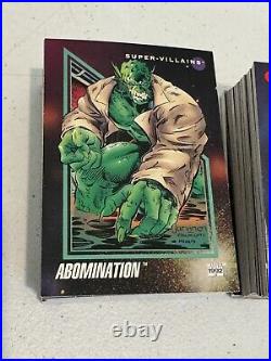 1992 Impel Marvel Universe Series 3 200 Card Complete Set Near Mint