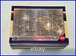 1992 Impel Marvel Universe Series 3 200 Card Complete Set Near Mint
