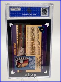 1992 Impel Marvel Universe Spider-Man #1 ISA 10 Gem Mint Low Pop